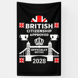 英国市民権ギフト 横断幕