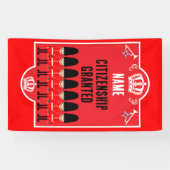 英国市民権ギフト 横断幕 (横)