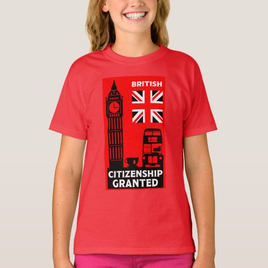 英国市民権ギフト Tシャツ (正面)
