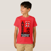 英国市民権ギフト Tシャツ (正面フル)