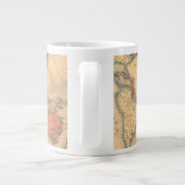 英国帝国を示す世界地図 ジャンボコーヒーマグカップ (裏面)