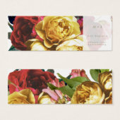 英国庭園ヴィンテージバラ登録証挿入カード (正面&裏面)