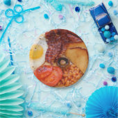 英国式朝食の紙のパーティーのプレート ペーパープレート (パーティー)