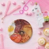 英国式朝食の紙のパーティーのプレート ペーパープレート (パーティー)