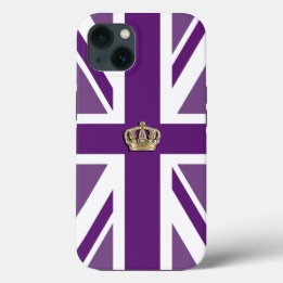 英国愛国同盟国旗に冠 iPhone 13ケース