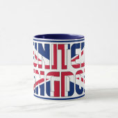 英国愛国的なコ統一されたーヒー付きシピン マグカップ (中央)