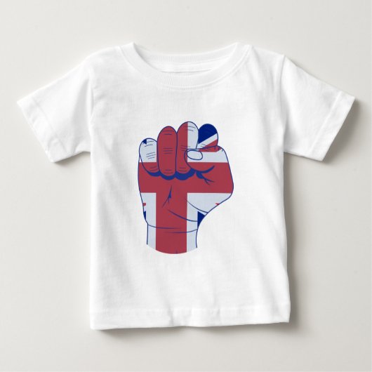 英国拳 ベビーTシャツ (正面)