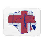 英国拳 マグネット (横)