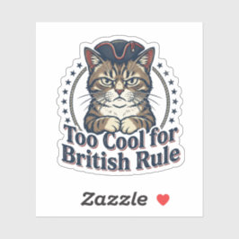 英国支配なんてクールじゃない グランピーキャット 7月4日 シール