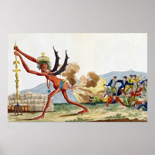 英国政府の戯画, 1793 ポスター (正面)