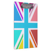 英国旗か多彩ジャックのデザイン- クリップボード (右)