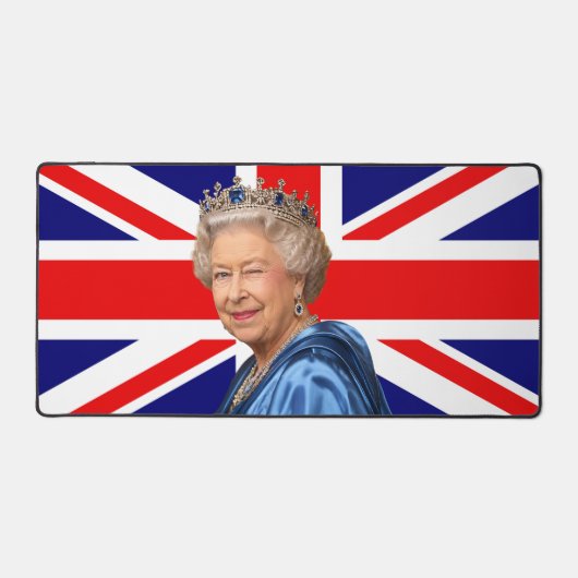 英国旗のいたずらなウィンク No 2 デスクマット (正面)
