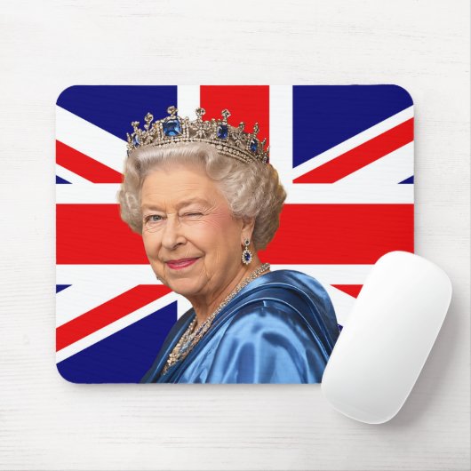 英国旗のいたずらなウィンク No 2 マウスパッド (マウス)