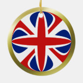 英国旗のオーナメント セラミックオーナメント (裏面)