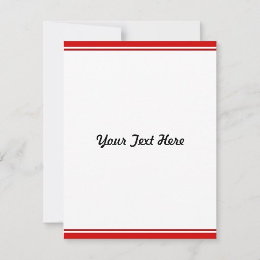 英国旗の顔 招待状 (裏面)