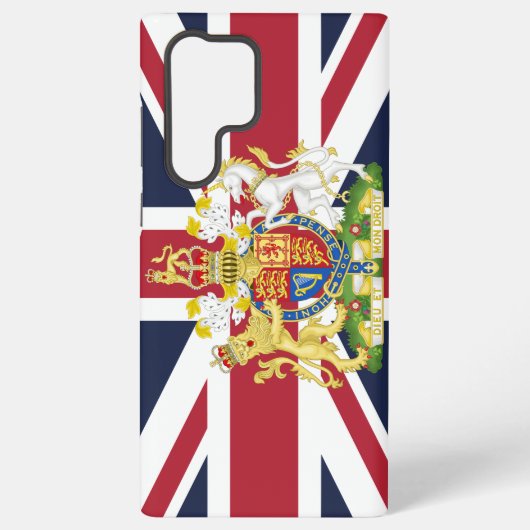 英国旗柄のスマホケース SAMSUNG GALAXYケース (裏面)
