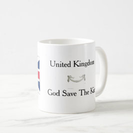 英国旗 ゴッドセイブザキング ティー&コーヒーマグ コーヒーマグカップ