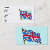 英国旗 ビジネスカード (正面/裏面)
