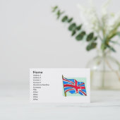 英国旗 ビジネスカード (スタンド正面)