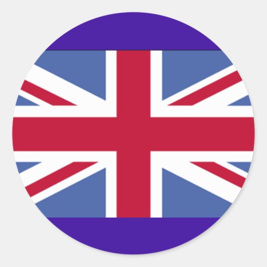 英国旗 ラウンドシール (正面)