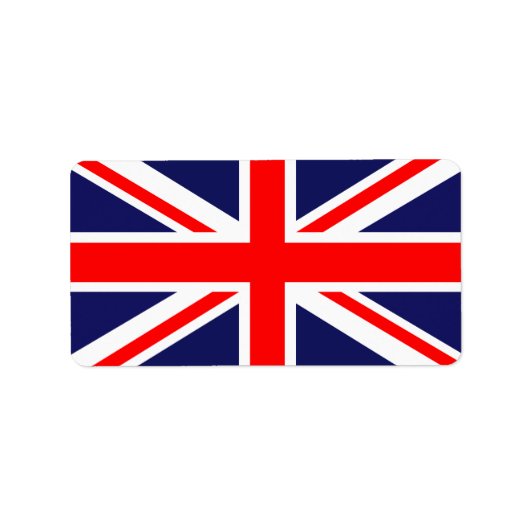 英国旗 ラベル (正面)