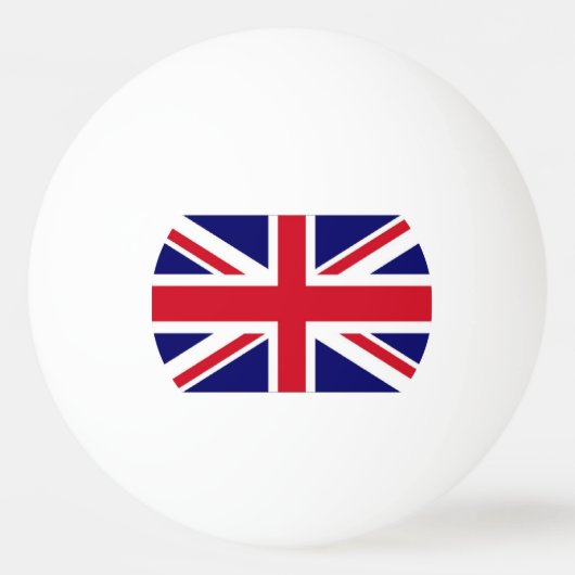英国旗 卓球ボール (正面)