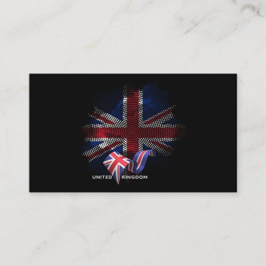 英国旗 名刺 (正面)