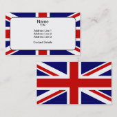 英国旗 名刺 (正面/裏面)