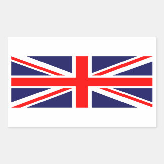 英国旗 長方形シール