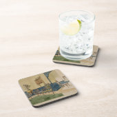 英国日本人のデザイン、c.1860 (ペン及び黒いインク及び コースター (右側)