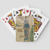 英国日本人のデザイン、c.1860 (ペン及び黒いインク及び トランプ (裏面)