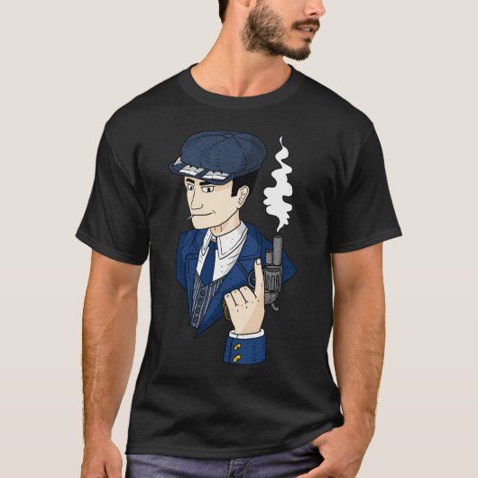 英国暴力団。ピーキー。 Tシャツ (正面)