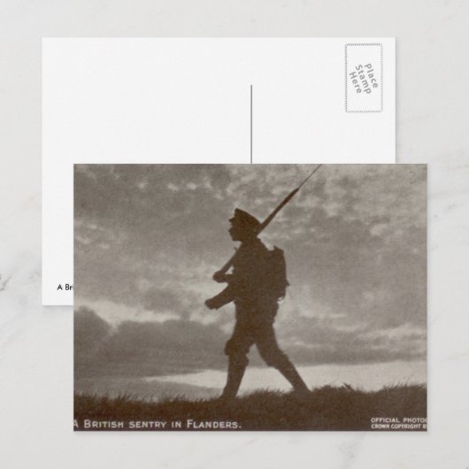 英国歩哨 ポストカード (正面/裏面)