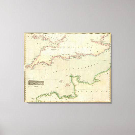 英国海峡 キャンバスプリント (正面)