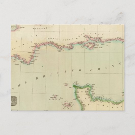 英国海峡 ポストカード (正面)