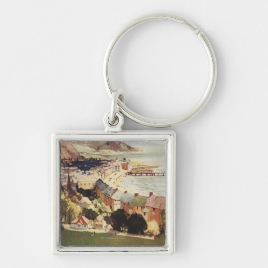 英国海賊線ポスター キーホルダー (正面)