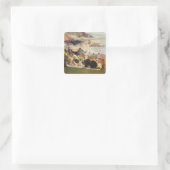 英国海賊線ポスター スクエアシール (バッグ)