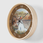 英国湖区バターミアビレッジ 壁時計 (傾斜)