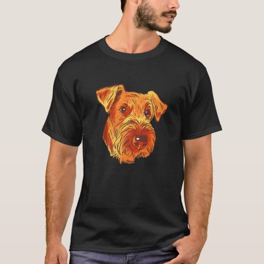 英国犬の飼い主アイレデール・テリア Tシャツ (正面)