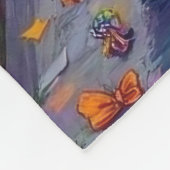 英国犬トリックまたは治療ハロウィーン フリースブランケット (角)