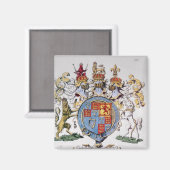 英国王ジェームズ1世の紋章 マグネット (正面/裏面)