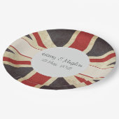 英国王室の国旗結婚の大紙プレート ペーパープレート (アングル)