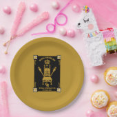 英国王室の戴冠王チャールズIII ペーパープレート (パーティー)