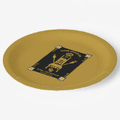 英国王室の戴冠王チャールズIII ペーパープレート (アングル)