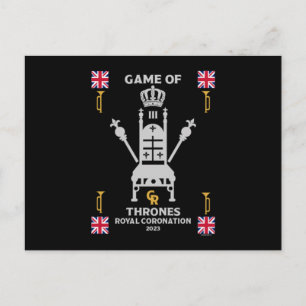 英国王室の戴冠王チャールズIII ポストカード