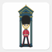 英国王室の警備員シール スクエアシール (正面)