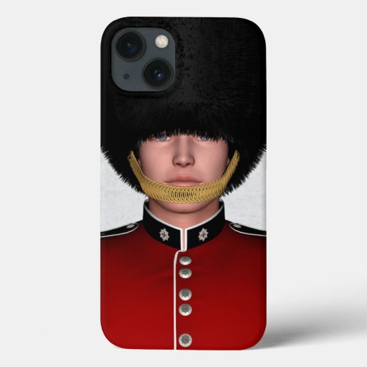 英国王室衛兵兵士 ロンドンアート Case-Mate iPhoneケース (裏面)