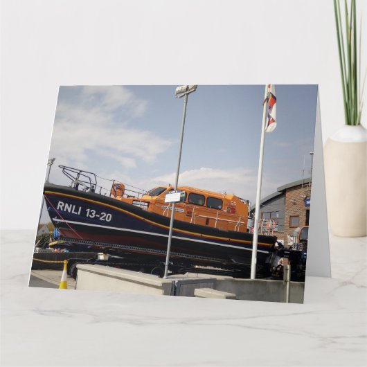 英国王立救命艇協会(RNLI)を応援しよう カード (正面)
