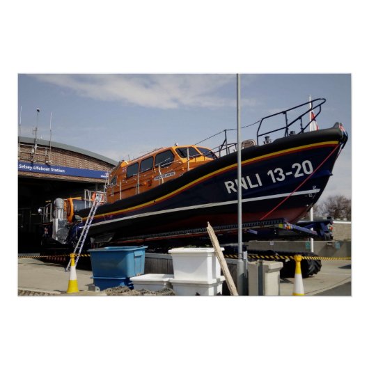 英国王立救命艇協会(RNLI)を応援しよう ポスター (正面)