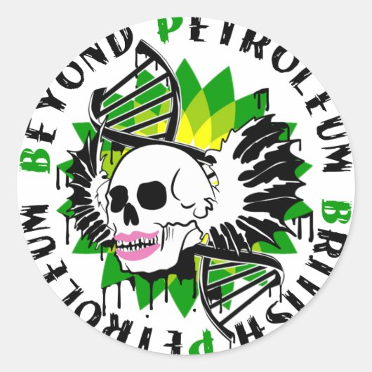 英国石油ブルーペスト合成酵素 ラウンドシール (正面)